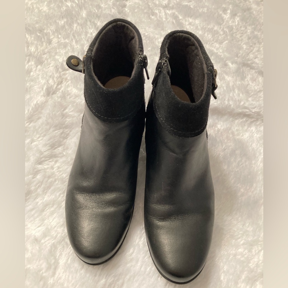 Clarks Black Ankle Boots, size 7